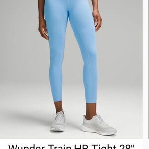 lululemon athletica Sky Blue Wunder Train High-Rise Leggings